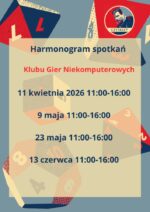 Harmonogram na najbliższe dwa miesiące